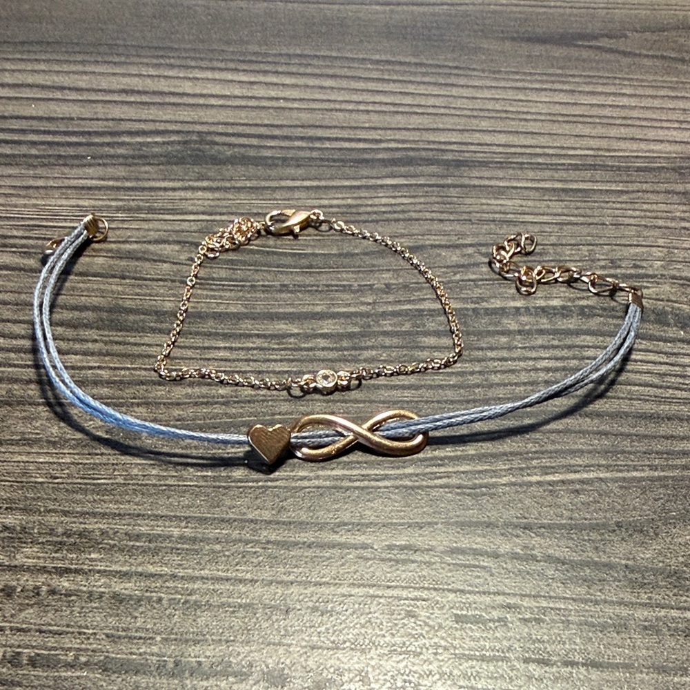 Gold and Gray 2 Bracelet Set